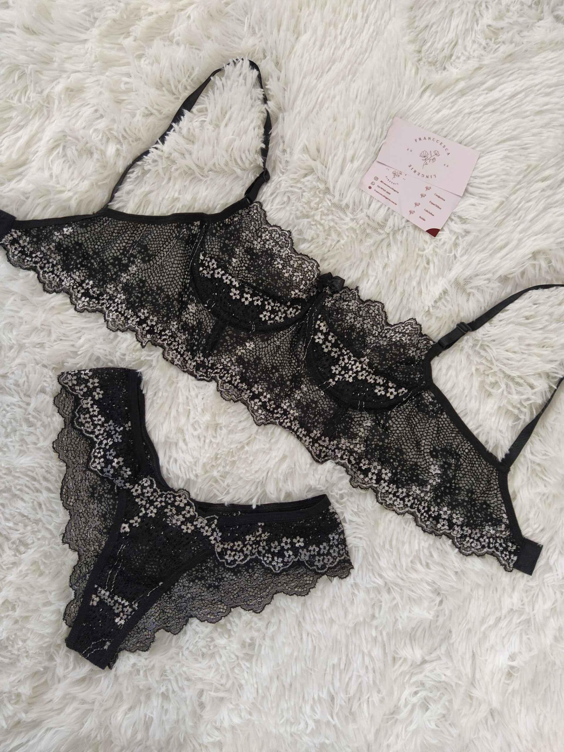 Conjunto Luxury Prateado