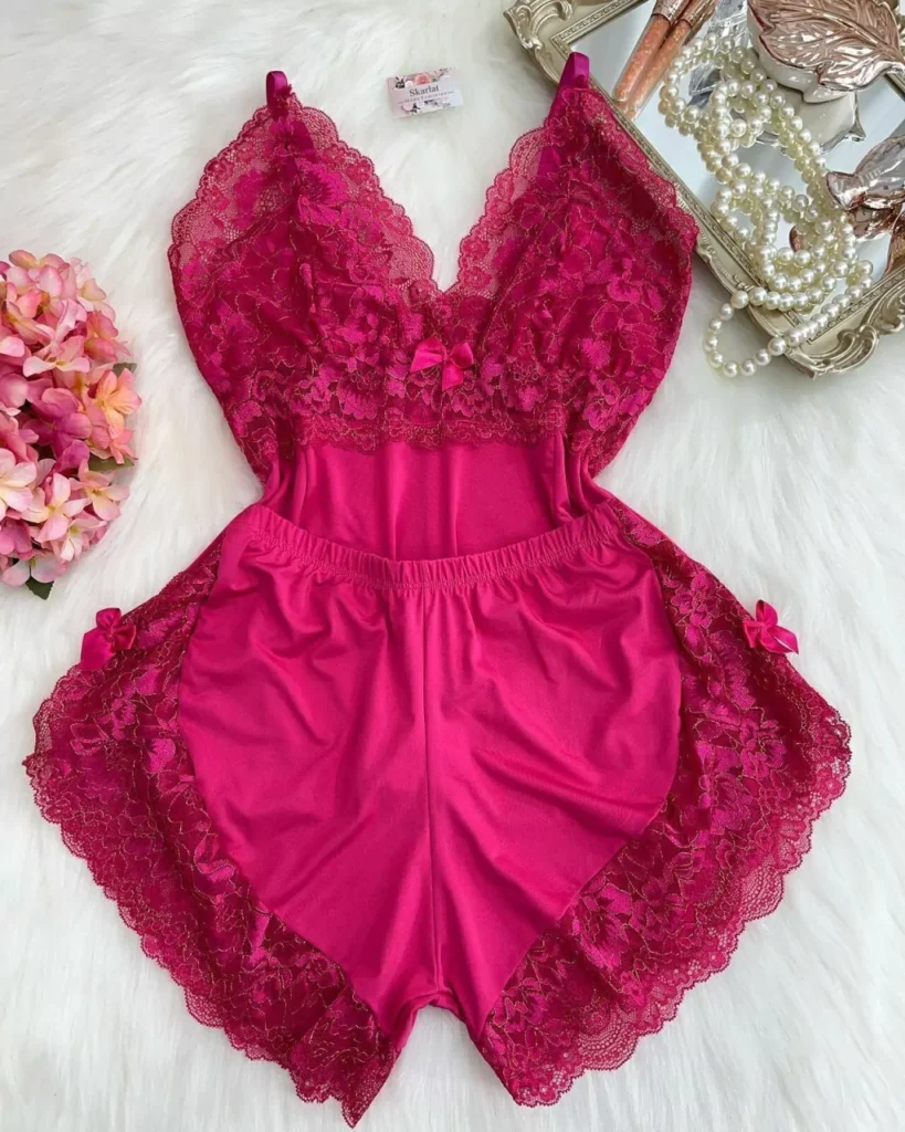 BABY DOLL FIOS DE OURO - PINK
