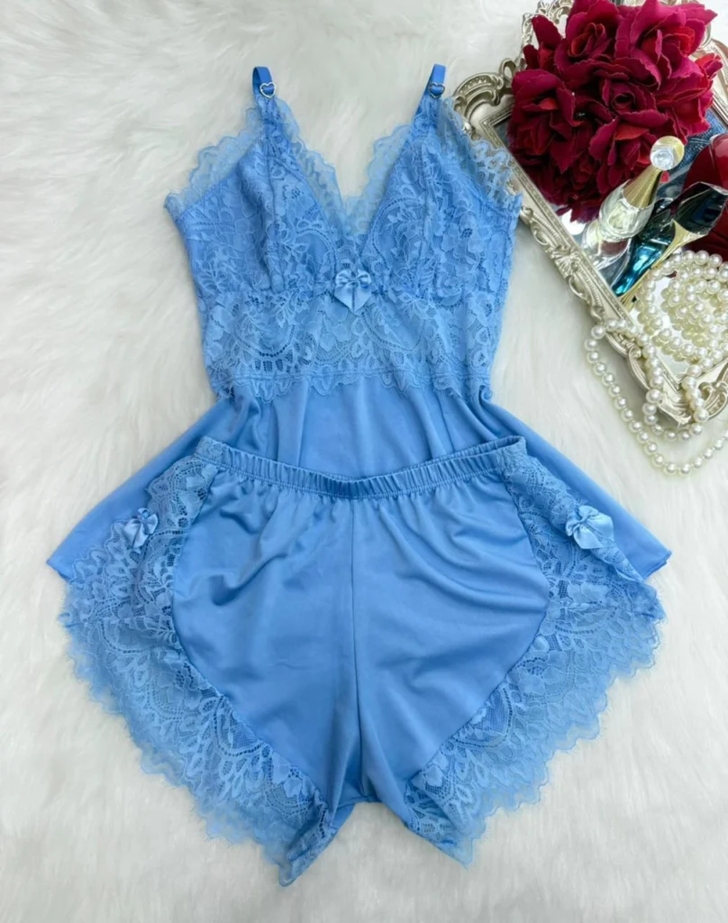 BABY DOLL LUXO - AZUL BEBÊ