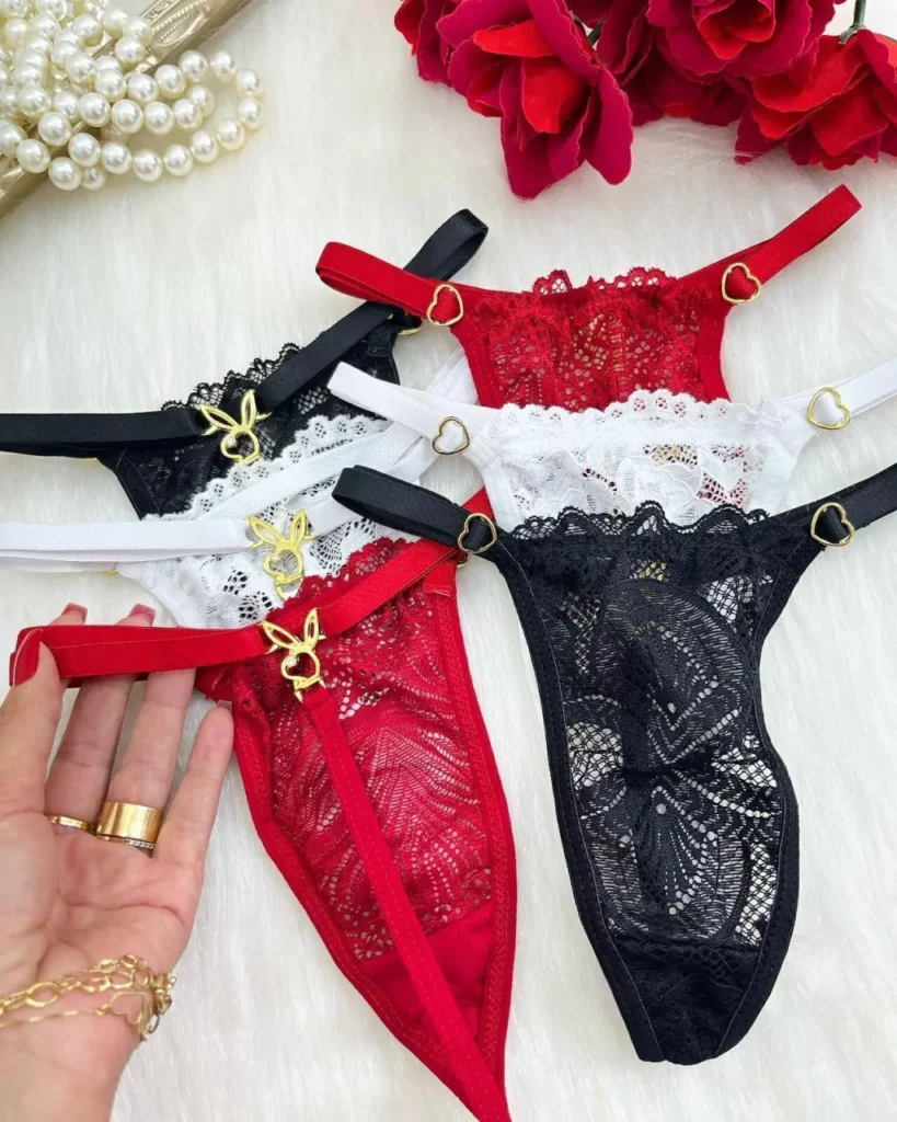 CALCINHA FIO REGULÁVEL - PLAYBOY